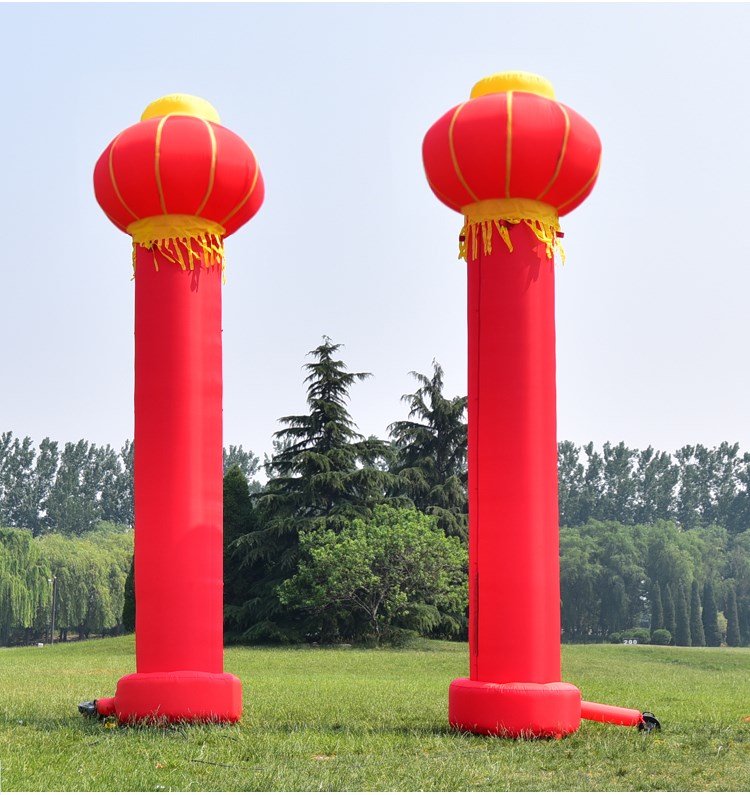 灵山庆典灯笼柱